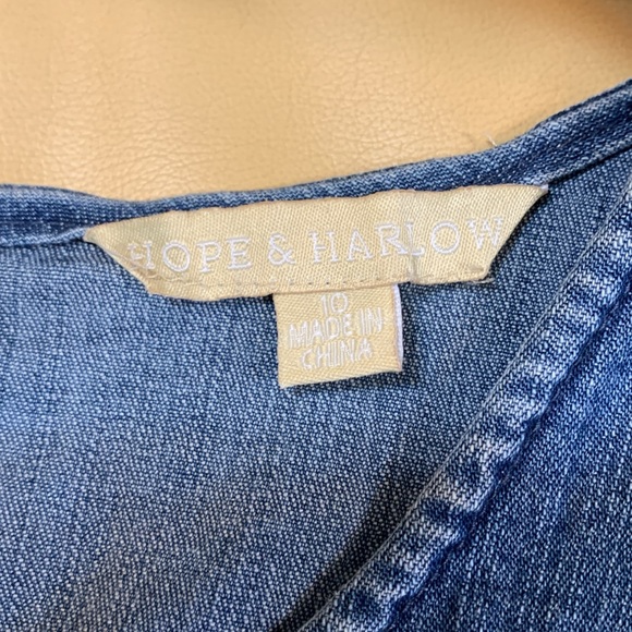 3/$20- Hope and Harlow Denim Sheath Dress - Picture 5 of 7